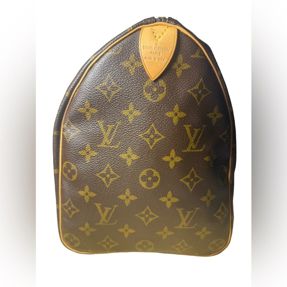 Louis Vuitton Top Handle Bag with Brass Padlock Keys And Dust Bag - Picture 7 of 12